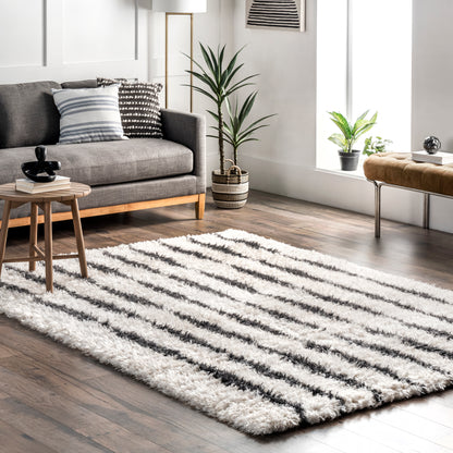 Nuloom Augusta Plush Nau1863A Beige Area Rug