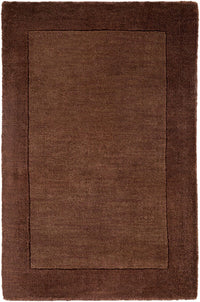 Surya Mystique M-294 Dark Brown Solid Color Area Rug