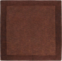 Surya Mystique M-294 Dark Brown Solid Color Area Rug