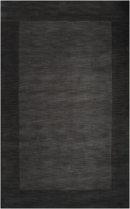 Surya Mystique M-347 Charcoal, Black Solid Color Area Rug