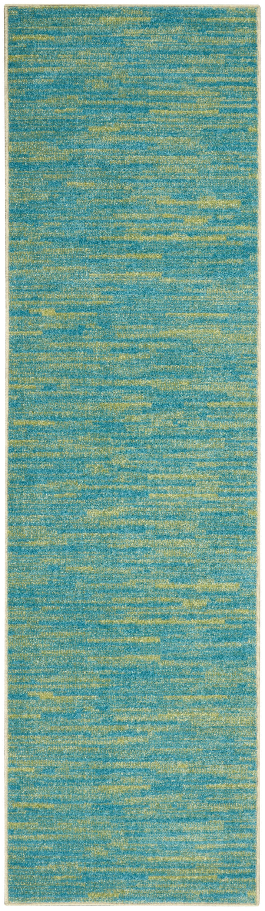 Nourison Nourison Essentials Nre01 Blue Green Area Rug