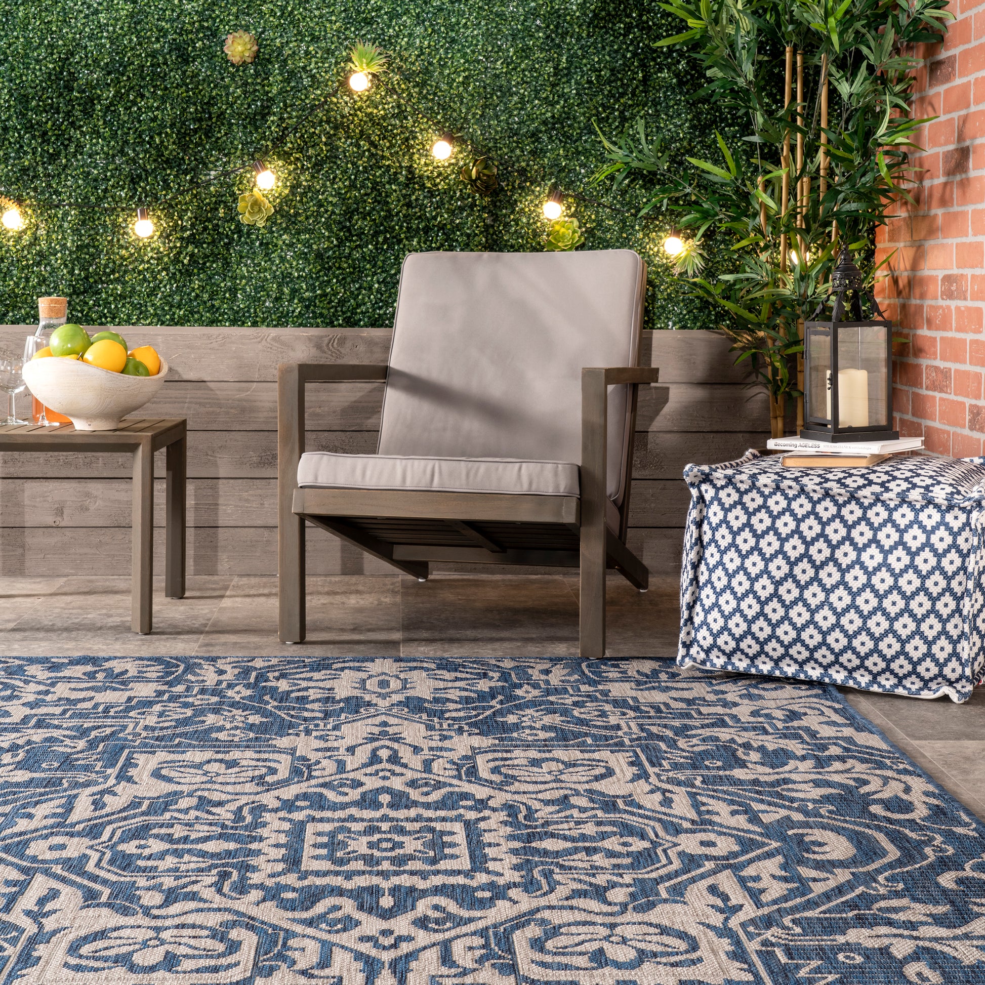 Nuloom Lane Elegant Nla1801B Blue Area Rug