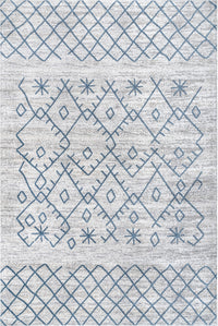 AreaRugs.com Wavaj Nwa1280A Blue Area Rug