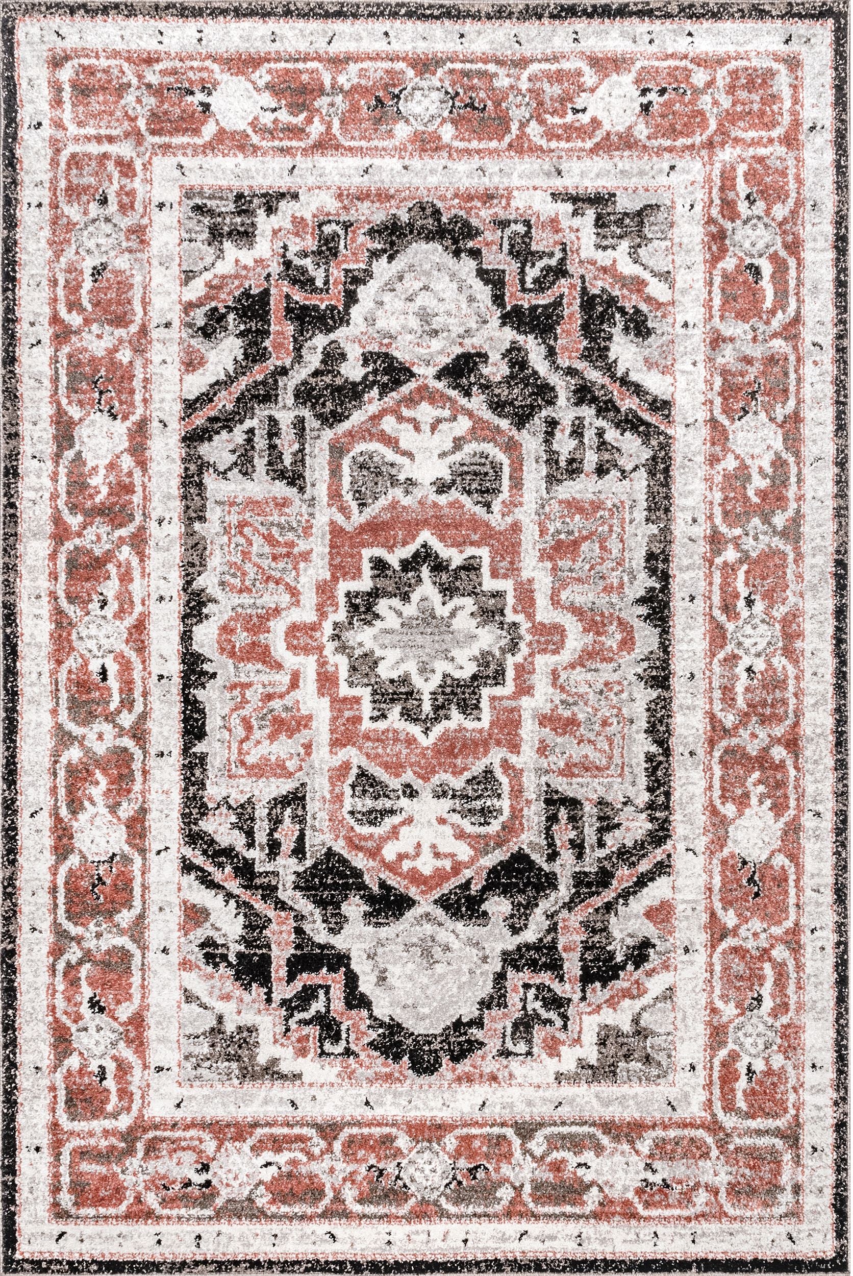 Nuloom Deanna Distressedccotton Blend Nde2374A Beige Area Rug