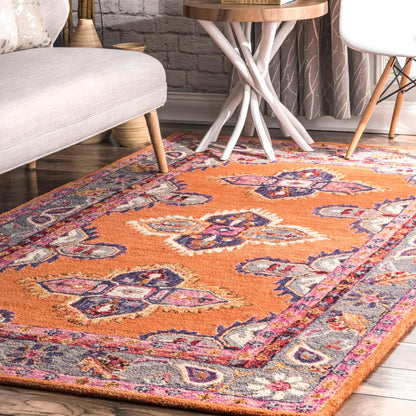 Nuloom Whitney Southwestern Nwh3066A Orange Area Rug