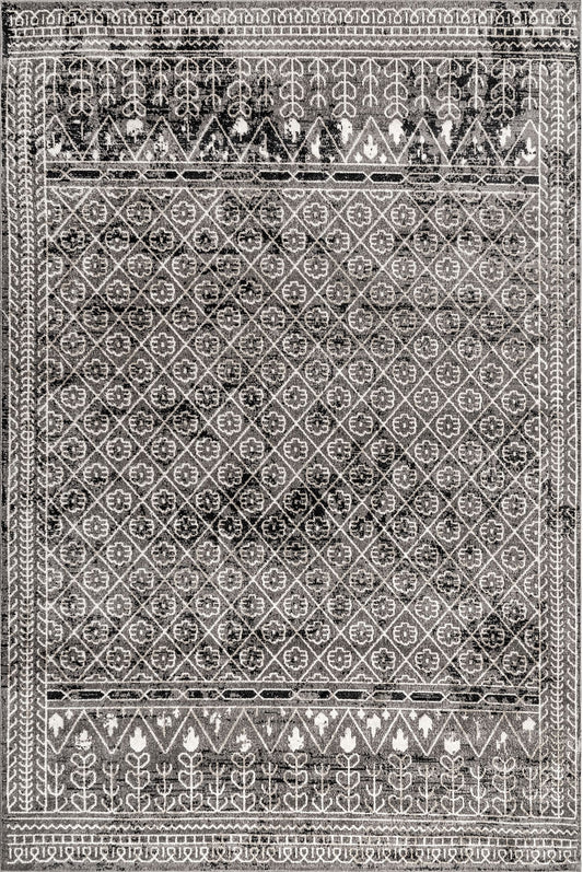 AreaRugs.com Wavaj Nwa1272B Gray Area Rug