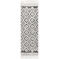 Nuloom Journey Checkered Tiles Njo2322A Gray Area Rug