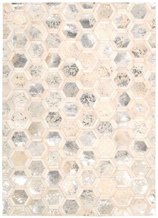 Nourison Michael Amini City Chic Ma100 Snow Geometric Area Rug