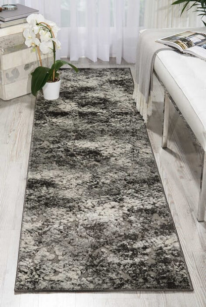 Nourison Michael Amini Gleam Ma603 Ash Organic / Abstract Area Rug