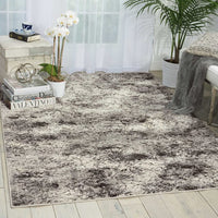 Nourison Michael Amini Gleam Ma603 Ash Organic / Abstract Area Rug