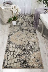 Nourison Michael Amini Gleam Ma604 Flint Area Rug