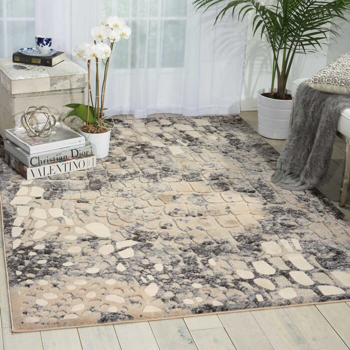 Nourison Michael Amini Gleam Ma604 Flint Area Rug