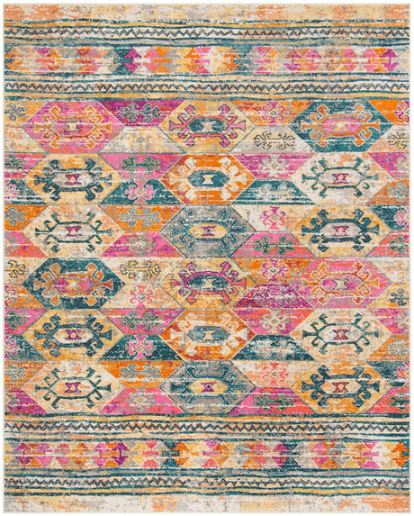 Safavieh Madison Mad118C Blue / Fuchsia Rugs.