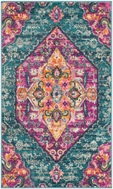 Safavieh Madison Mad119C Blue / Fuchsia Rugs.