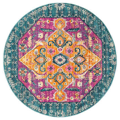 Safavieh Madison Mad119C Blue / Fuchsia Area Rug