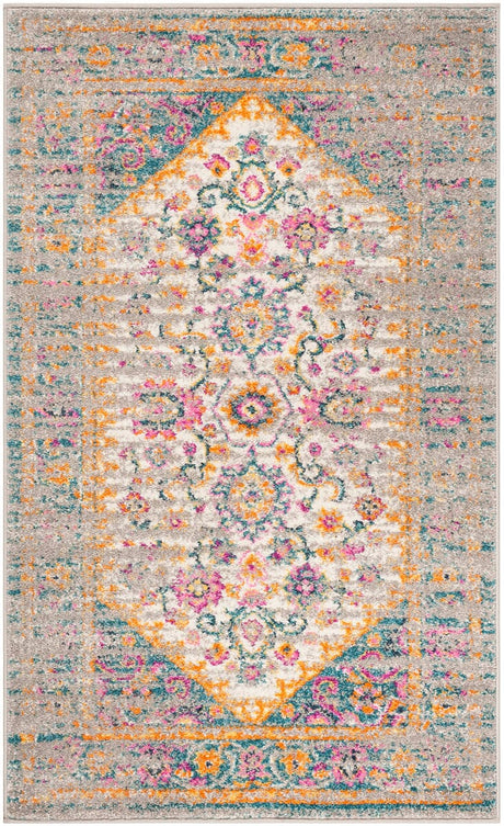 Safavieh Madison Mad122G Light Grey / Fuchsia Rugs.