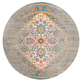 Safavieh Madison Mad122G Light Grey / Fuchsia Rugs.