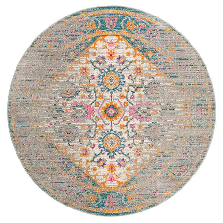 Safavieh Madison Mad122G Light Grey / Fuchsia Rugs.