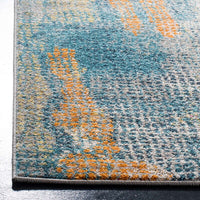 Safavieh Madison Mad123C Blue / Fuchsia Organic / Abstract Area Rug