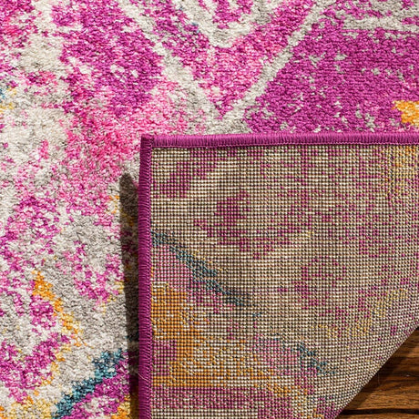 Safavieh Madison Mad125F Fuchsia / Blue Rugs.