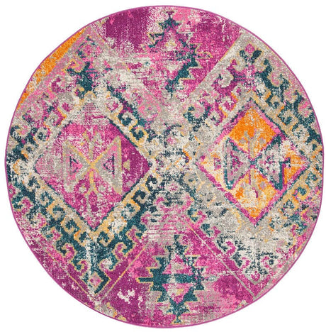 Safavieh Madison Mad125F Fuchsia / Blue Rugs.