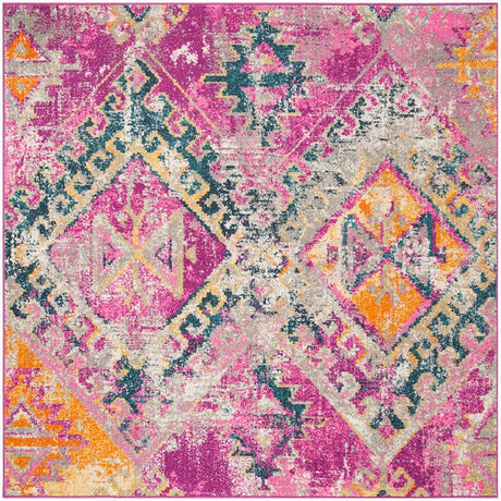 Safavieh Madison Mad125F Fuchsia / Blue Rugs.