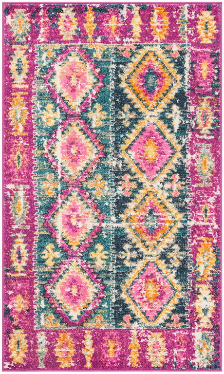 Safavieh Madison Mad129F Fuchsia / Blue Rugs.