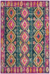 Safavieh Madison Mad129F Fuchsia / Blue Rugs.