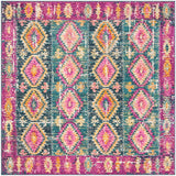 Safavieh Madison Mad129F Fuchsia / Blue Rugs.