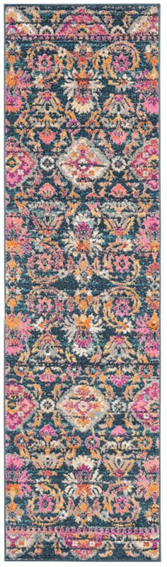 Safavieh Madison Mad130C Blue / Fuchsia Area Rug