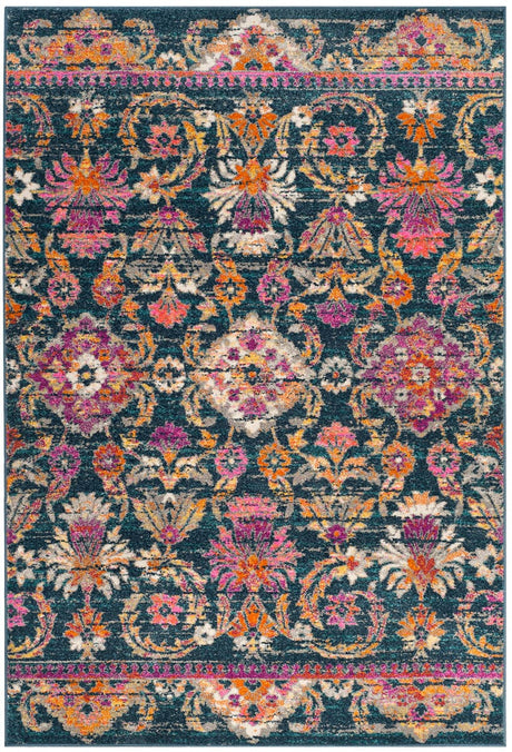 Safavieh Madison Mad130C Blue / Fuchsia Rugs.