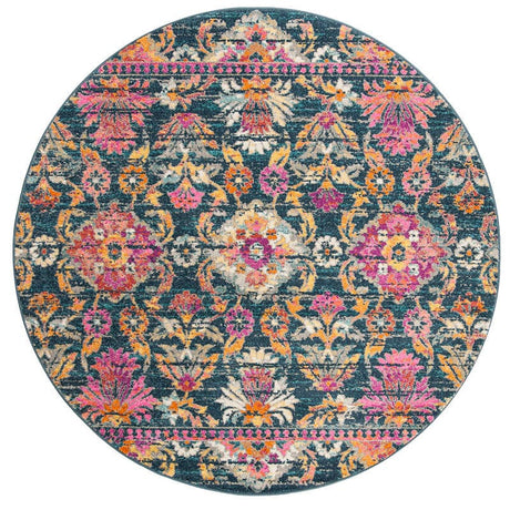 Safavieh Madison Mad130C Blue / Fuchsia Rugs.