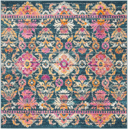 Safavieh Madison Mad130C Blue / Fuchsia Area Rug