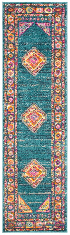 Safavieh Madison Mad133A Light Blue/Orange Rug.