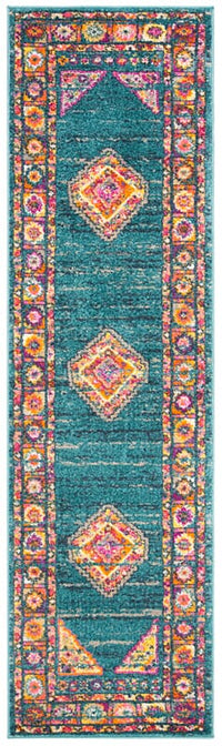 Safavieh Madison Mad133A Light Blue / Orange Area Rug