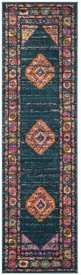 Safavieh Madison Mad133C Blue/Fuchsia Rug.