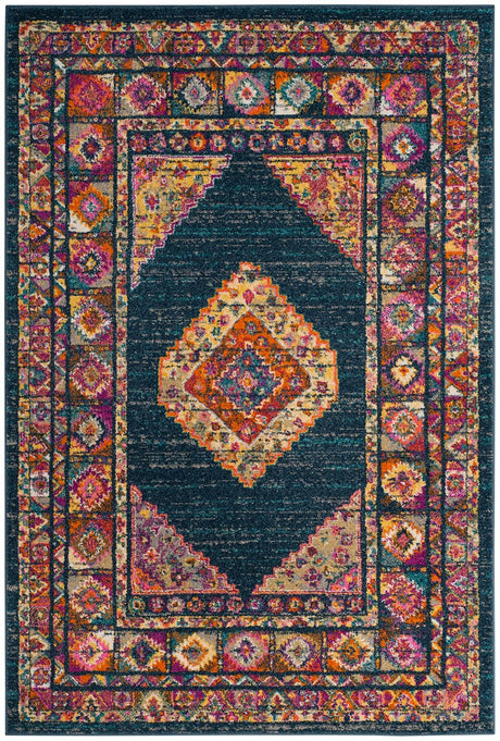 Safavieh Madison Mad133C Blue/Fuchsia Rug.