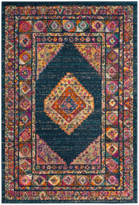 Safavieh Madison Mad133C Blue / Fuchsia Area Rug