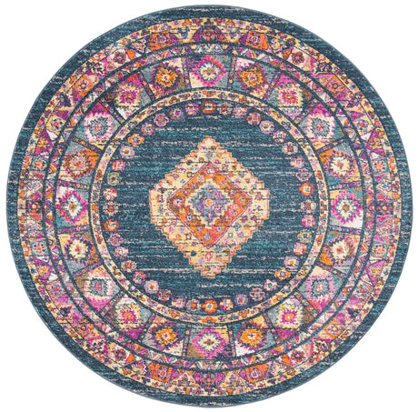 Safavieh Madison Mad133C Blue/Fuchsia Rug.