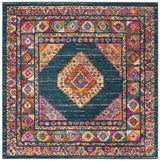 Safavieh Madison Mad133C Blue/Fuchsia Rug.