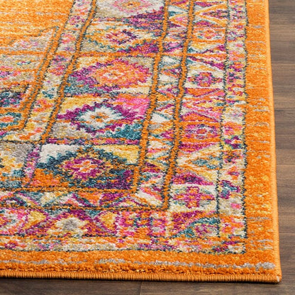 Safavieh Madison Mad133D Orange / Fuchsia Area Rug