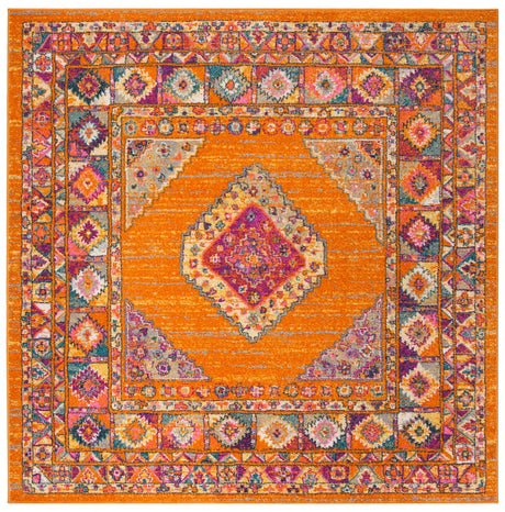 Safavieh Madison Mad133D Orange/Fuchsia Rug.