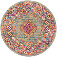 Safavieh Madison Mad133G Light Grey / Fuchsia Area Rug