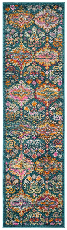 Safavieh Madison Mad144A Blue / Orange Area Rug