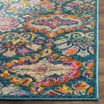 Safavieh Madison Mad144A Blue / Orange Area Rug