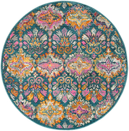 Safavieh Madison Mad144A Blue / Orange Area Rug