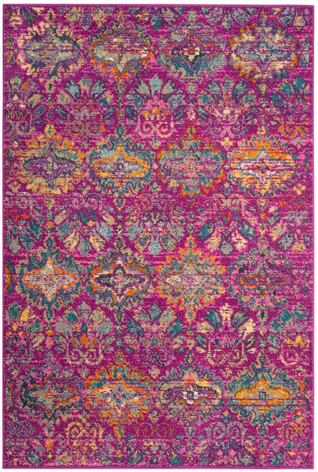 Safavieh Madison Mad144F Fuchsia / Blue Rugs.