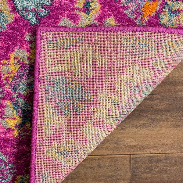 Safavieh Madison Mad144F Fuchsia / Blue Area Rug