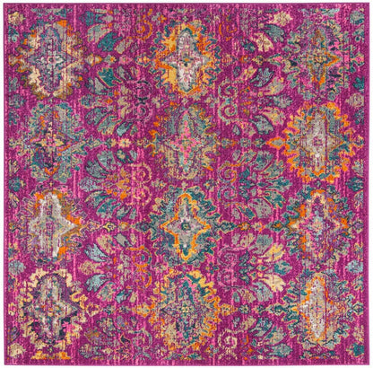 Safavieh Madison Mad144F Fuchsia / Blue Area Rug