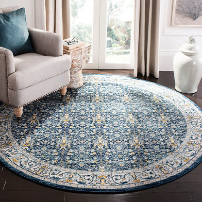 Safavieh Madison Mad151D Navy / Creme Area Rug